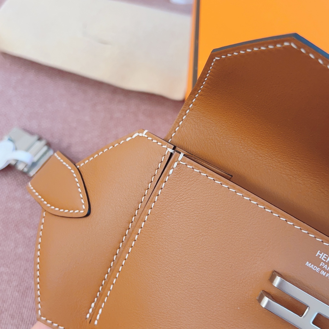  全新爱马仕 Hermes Elan Pocket 24 belt 秋冬新款小腰包，Swift小牛皮腰带