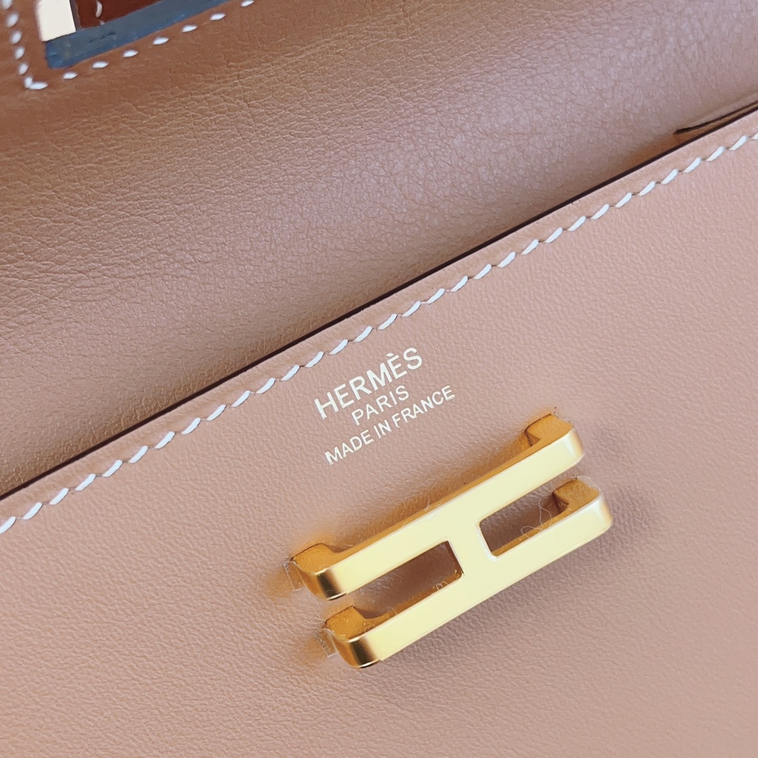  全新爱马仕 Hermes Elan Pocket 24 belt 秋冬新款小腰包，Swift小牛皮腰带