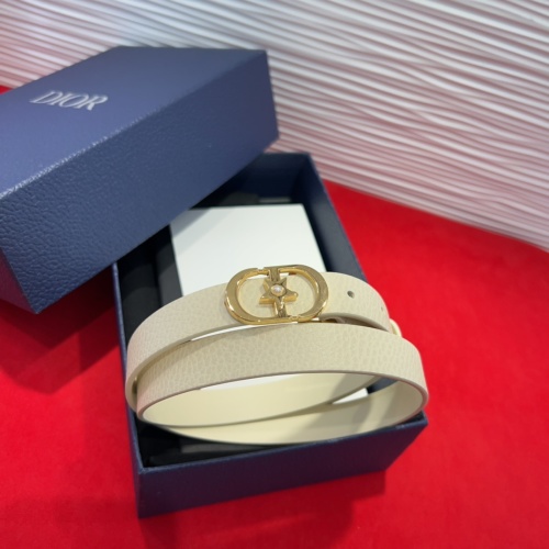 Dior Saddle Belt - Grained Calfskin with CD Buckle - Elegant and Versatile 1 Dior Saddle Belt - Grained Calfskin with CD Buckle - Elegant and Versatile