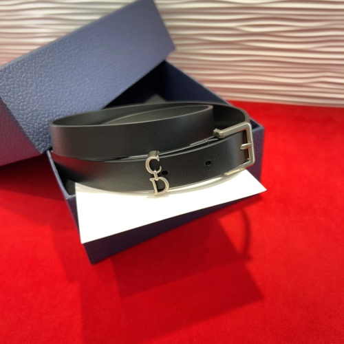 Dior Saddle Loop Belt in Smooth Calfskin with CD Buckle, 2.0cm Width 1 Dior Saddle Loop Belt in Smooth Calfskin with CD Buckle, 2.0cm Width