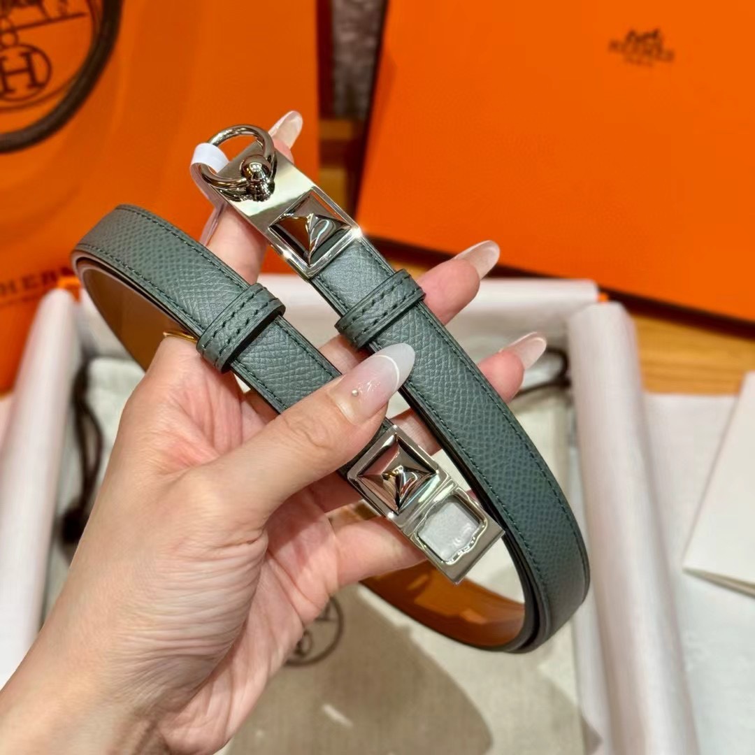 Hermès Women's Kelly Buckle Epsom Leather Belt, Adjustable 60-100cm 8 i1746632566 9165 3