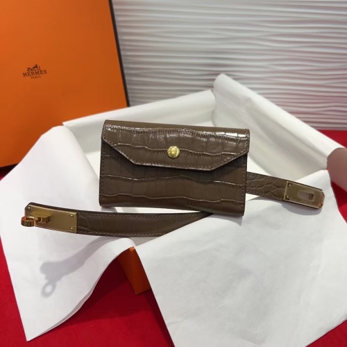 Hermes Kelly Buckle Crocodile Pattern Waist Bag Adjustable Belt Card Holder 1 Hermes Kelly Buckle Crocodile Pattern Waist Bag Adjustable Belt Card Holder