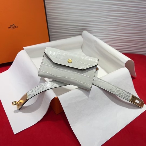 Hermes Kelly Buckle Crocodile Pattern Adjustable Belt with Mini Pouch 1 Hermes Kelly Buckle Crocodile Pattern Adjustable Belt with Mini Pouch