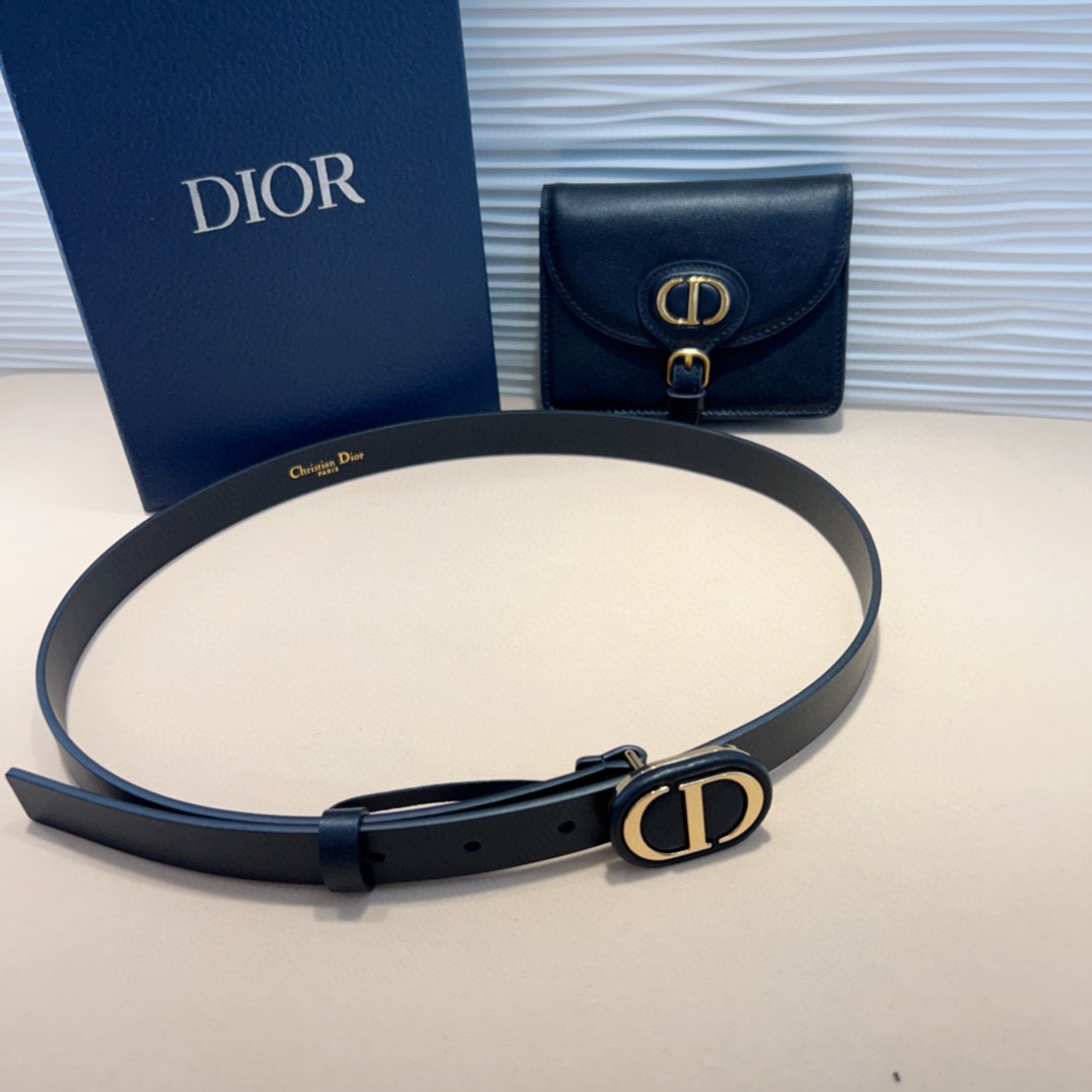 d ior腰包扣金色 内侧饰以*christian Dior PARIS皮带2.0cm