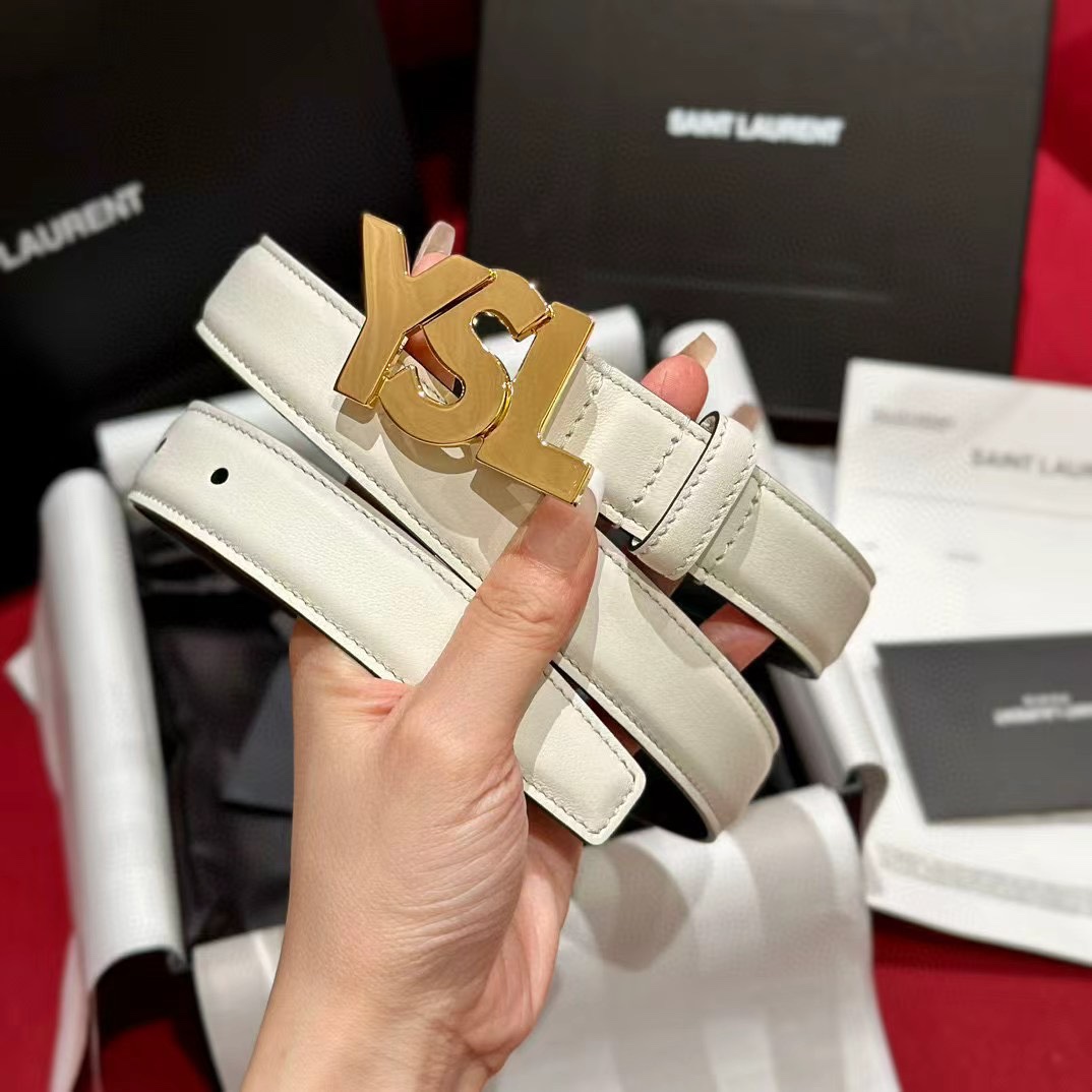 士腰带 原厂正品级别 时尚 简约 经典的YSL五金扣头 宽度2.5cm时尚高端腰带 双面头层小牛皮软腰带-Chinese UA Cheap High Quatity Brand Clothes Bags handbags Sneakers wholesale wholesaler seller from China Factory suppliers Fashion Clothing Shoes best Quality Beautiful Price 士腰带 原厂正品级别 时尚 简约 经典的YSL五金扣头 宽度2.5cm时尚高端腰带 双面头层小牛皮软腰带