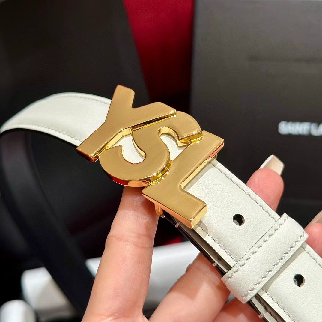 士腰带 原厂正品级别 时尚 简约 经典的YSL五金扣头 宽度2.5cm时尚高端腰带 双面头层小牛皮软腰带-Chinese UA Cheap High Quatity Brand Clothes Bags handbags Sneakers wholesale wholesaler seller from China Factory suppliers Fashion Clothing Shoes best Quality Beautiful Price 士腰带 原厂正品级别 时尚 简约 经典的YSL五金扣头 宽度2.5cm时尚高端腰带 双面头层小牛皮软腰带