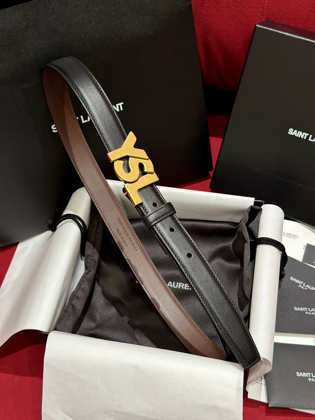 新款女士腰带 宽度2.5cm时尚高端腰带 双面头层小牛皮软腰带