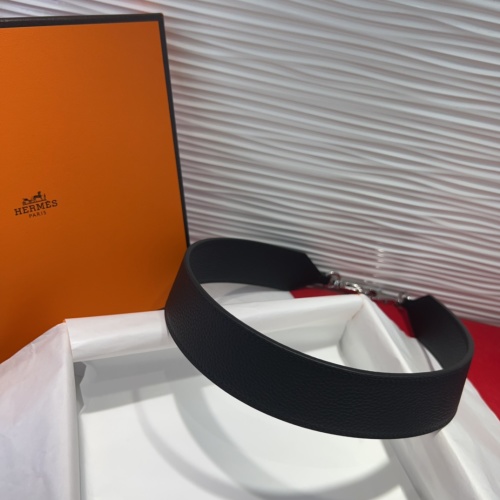 Hermès Kelly Pocket Black Leather Bag Strap - Swift & Epsom TC Leather 1 Hermès Kelly Pocket Black Leather Bag Strap - Swift & Epsom TC Leather