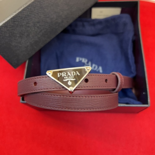 Prada Saffiano Leather Belt with Triangle Logo Buckle - Stylish & Modern 1 Prada Saffiano Leather Belt with Triangle Logo Buckle - Stylish & Modern