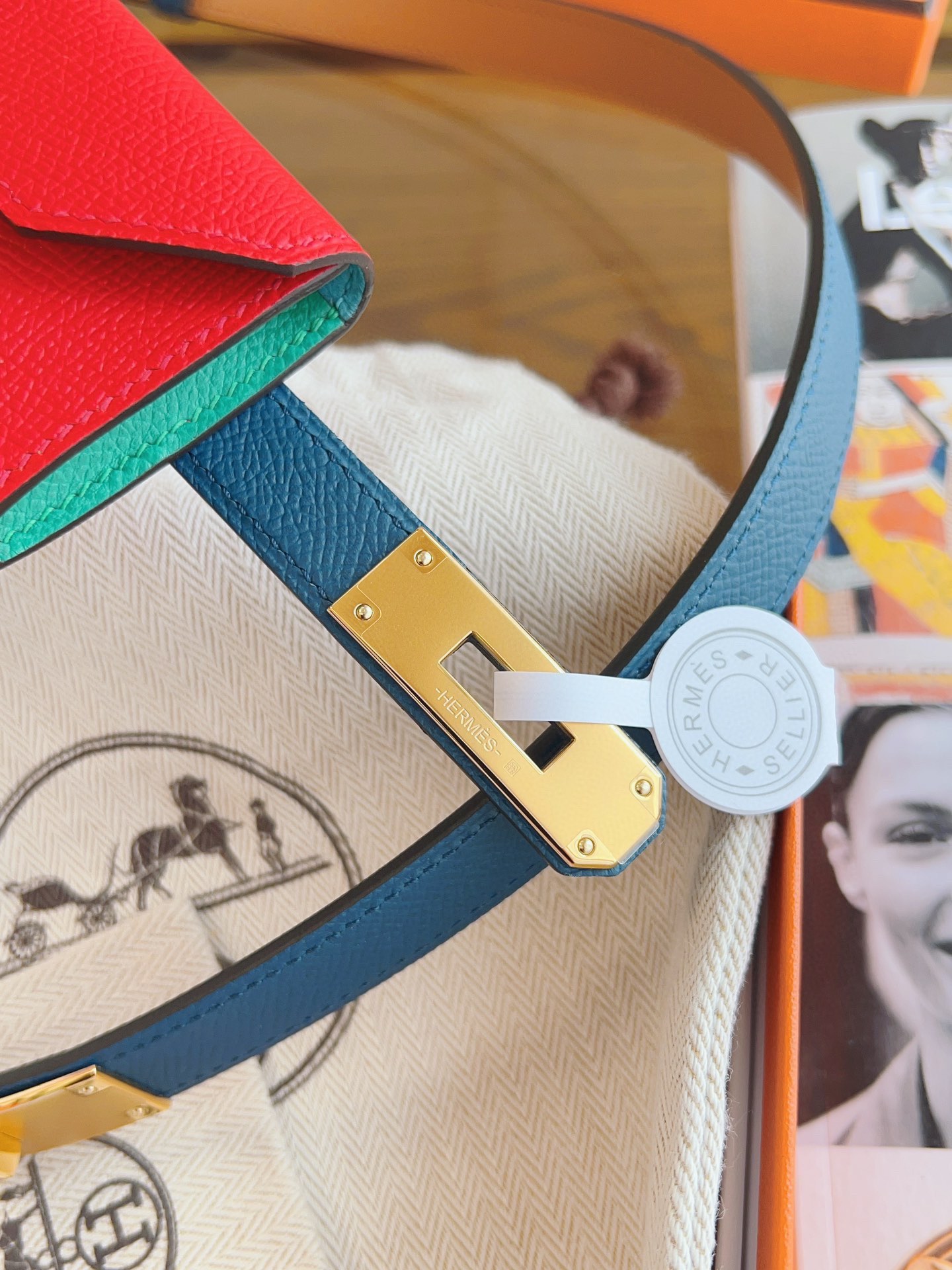 《HERMES凯利》kelly Pocket 18腰带🇫🇷法国原厂ep/A级钢扣 品质毋庸置疑 没有更好