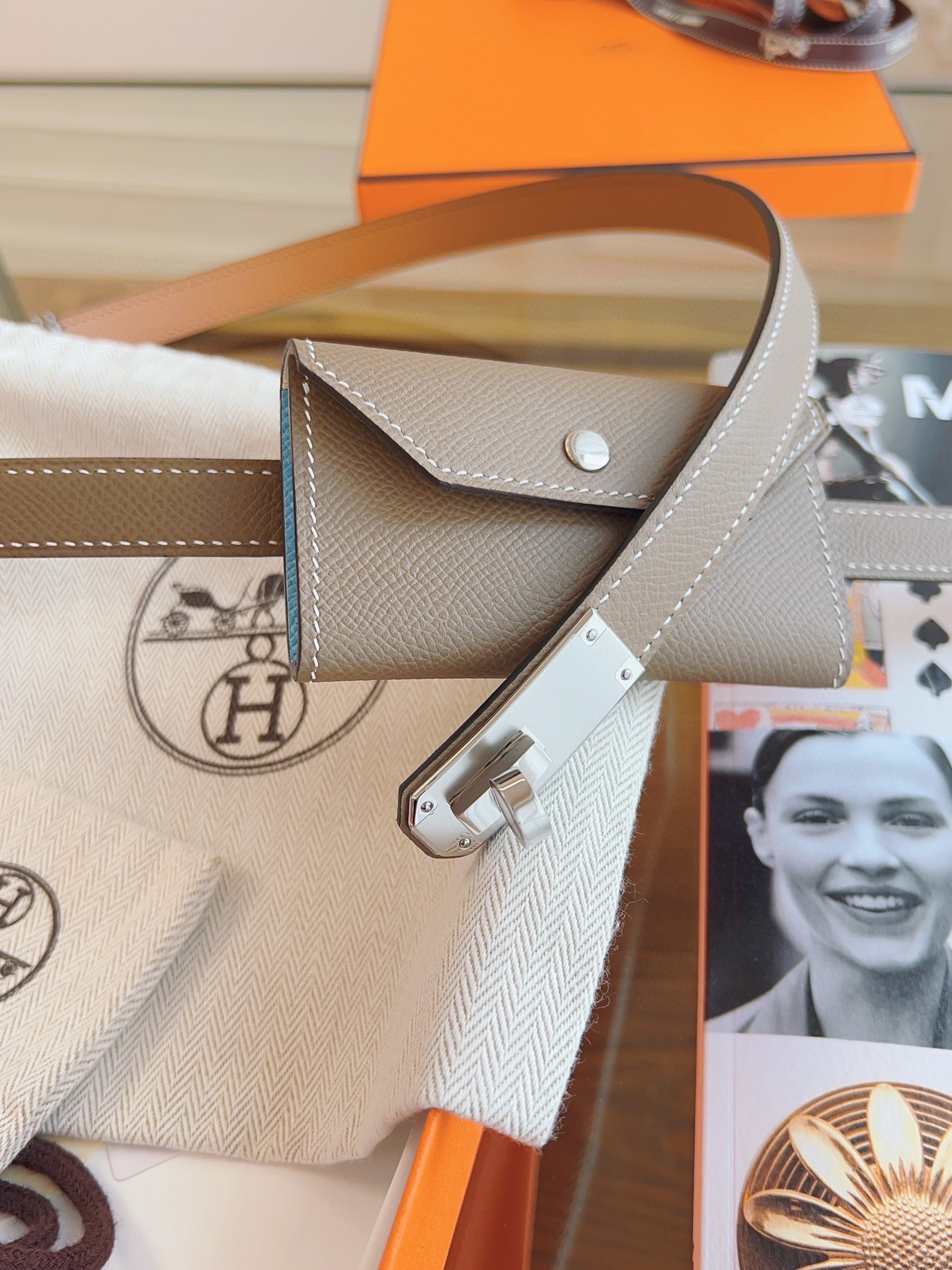 《HERMES凯利》kelly Pocket 18腰带🇫🇷法国原厂ep/A级钢扣 品质毋庸置疑 没有更好