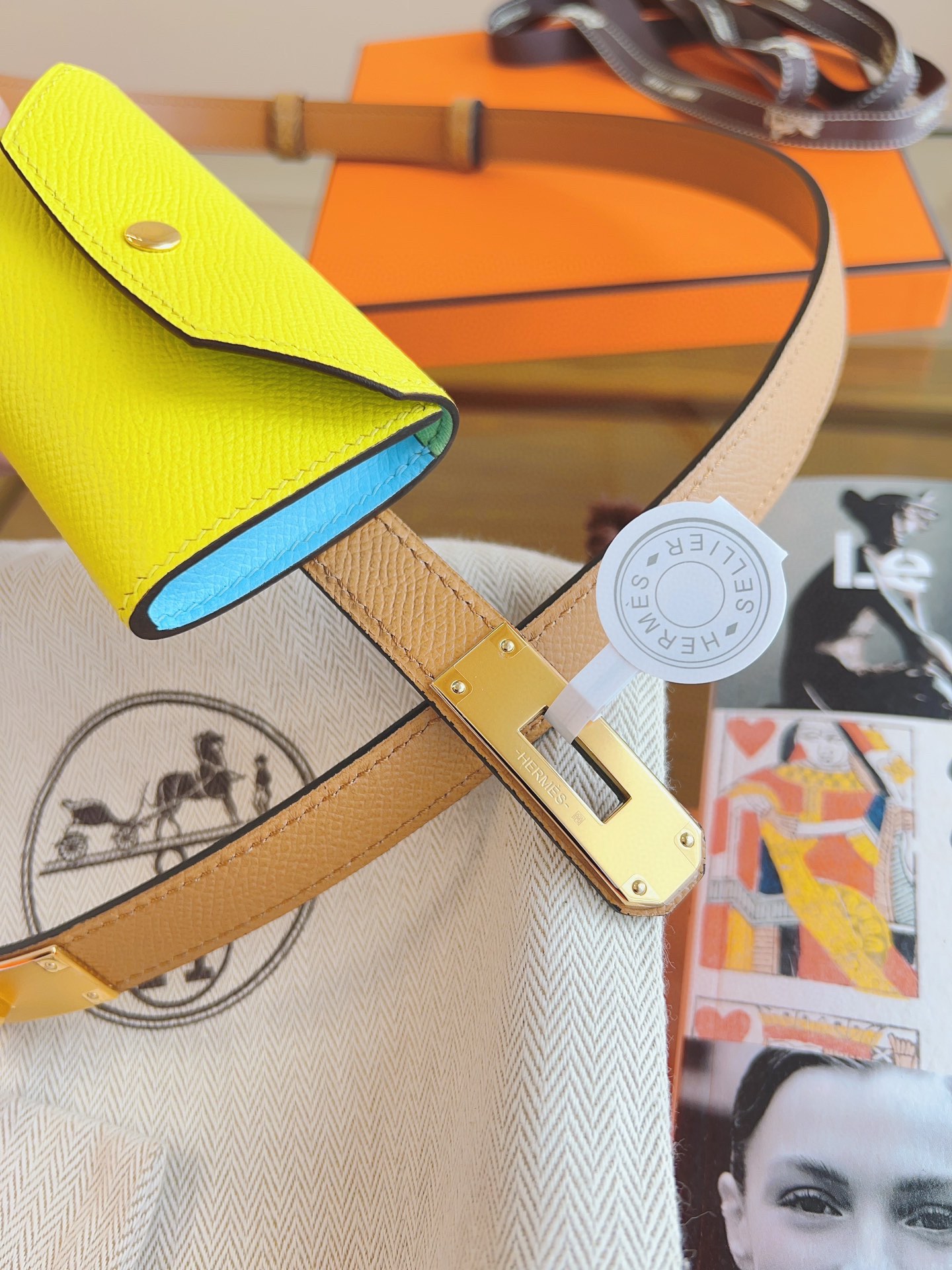 《HERMES凯利》kelly Pocket 18腰带🇫🇷法国原厂ep/A级钢扣 品质毋庸置疑 没有更好
