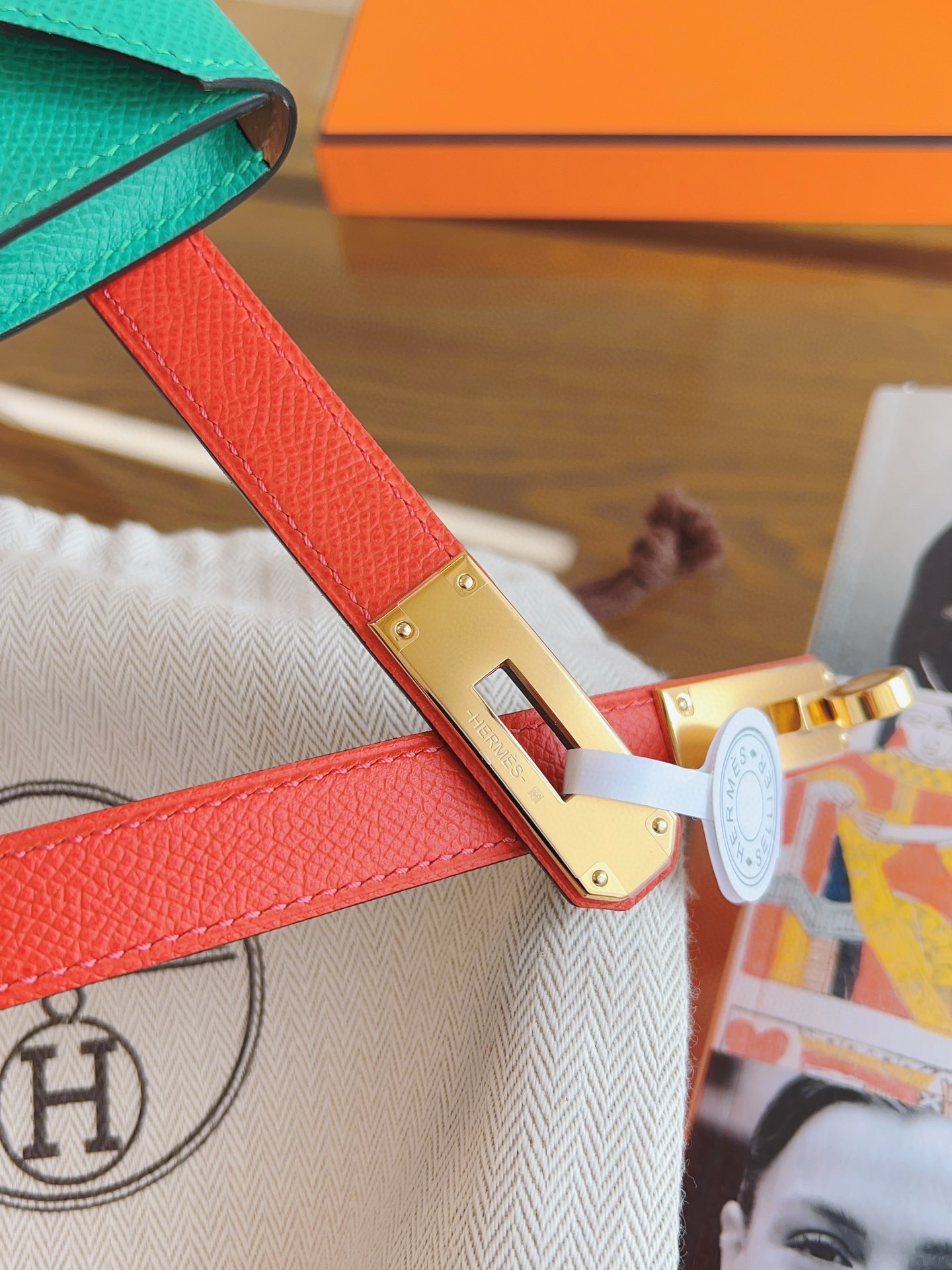 《HERMES凯利》kelly Pocket 18腰带🇫🇷法国原厂ep/A级钢扣 品质毋庸置疑 没有更好