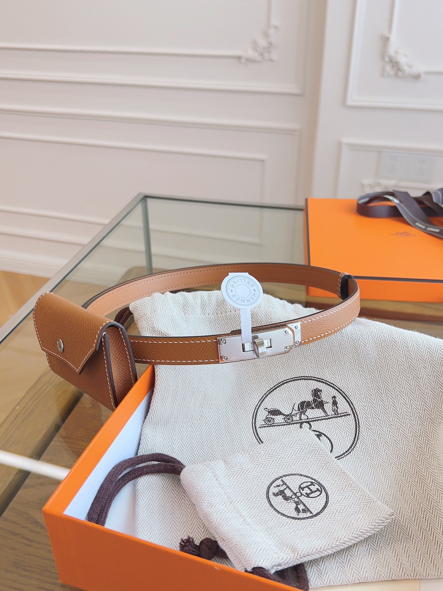 《HERMES凯利》kelly Pocket 18腰带🇫🇷法国原厂ep/A级钢扣 品质毋庸置疑 没有更好