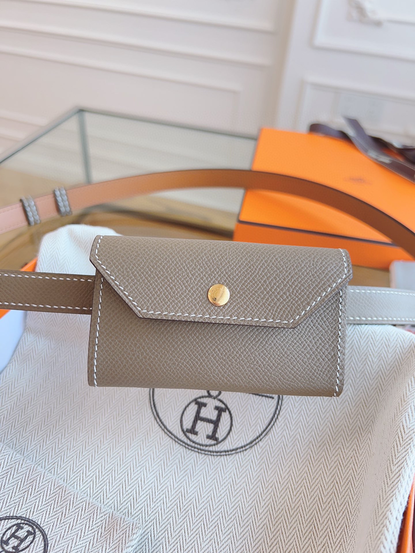 《HERMES凯利》kelly Pocket 18腰带🇫🇷法国原厂ep/A级钢扣 品质毋庸置疑 没有更好