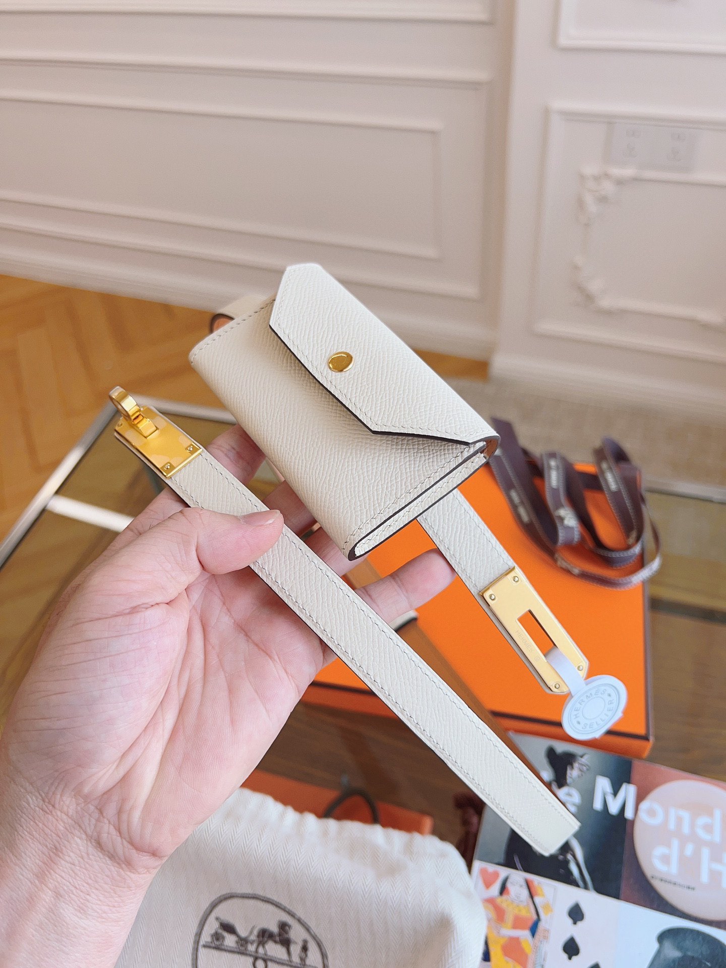 《HERMES凯利》kelly Pocket 18腰带🇫🇷法国原厂ep/A级钢扣 品质毋庸置疑 没有更好