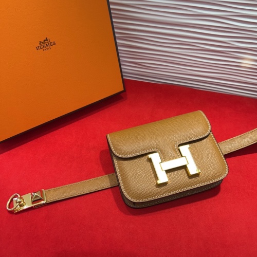 Hermes Mini Kelly Belt Bag in Imported Cowhide with Lambskin Lining 1 Hermes Mini Kelly Belt Bag in Imported Cowhide with Lambskin Lining
