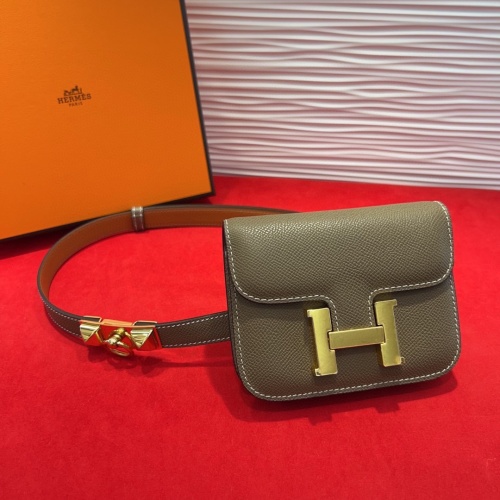 Hermes Women's Leather Belt Bag with Hand-Stitched Details - Premium Quality 1 Hermes Women's Leather Belt Bag with Hand-Stitched Details - Premium Quality
