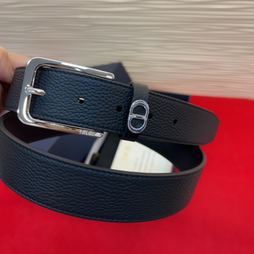 Dior Saddle Loop Belt in Smooth Calfskin with CD Buckle, 3.4 cm Width 1 Dior Saddle Loop Belt in Smooth Calfskin with CD Buckle, 3.4 cm Width