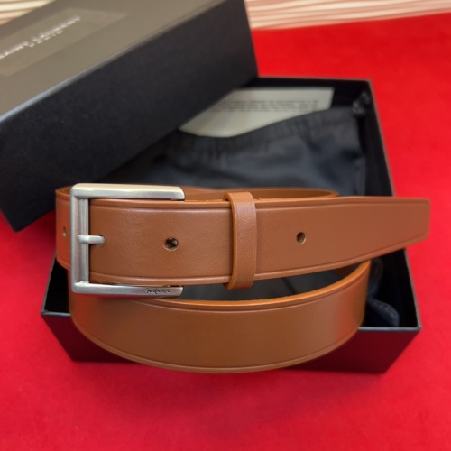 Yves Saint Laurent Women's Leather Belt with Gold-Plated Buckle - 3.0cm 10 Yves Saint Laurent Women's Leather Belt with Gold-Plated Buckle - 3.0cm