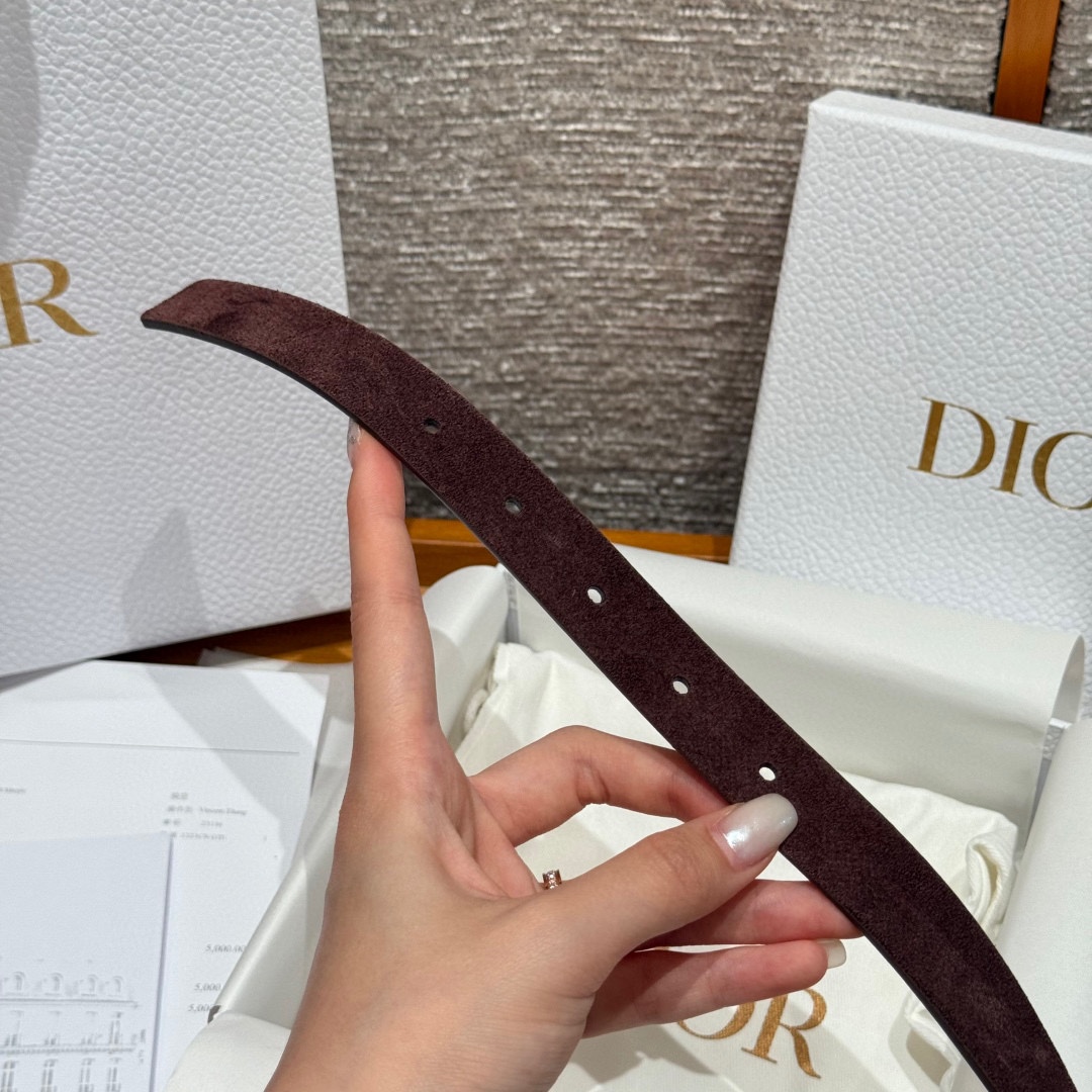-迪家 新款女士腰带这款腰带采用正面麂皮设计背面采用光滑牛皮革制作，以时尚精致的风格全新演绎，饰以经典的