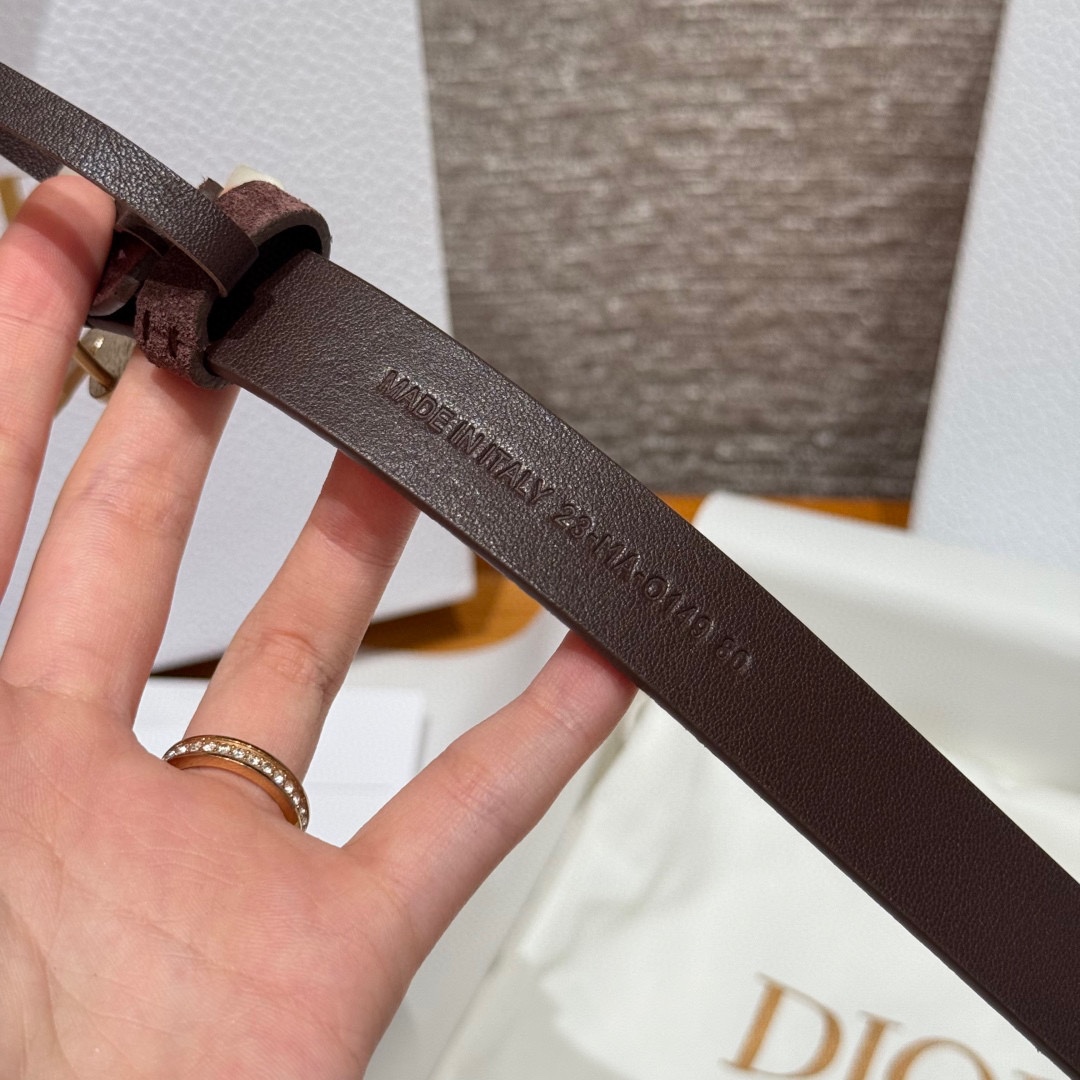 -迪家 新款女士腰带这款腰带采用正面麂皮设计背面采用光滑牛皮革制作，以时尚精致的风格全新演绎，饰以经典的