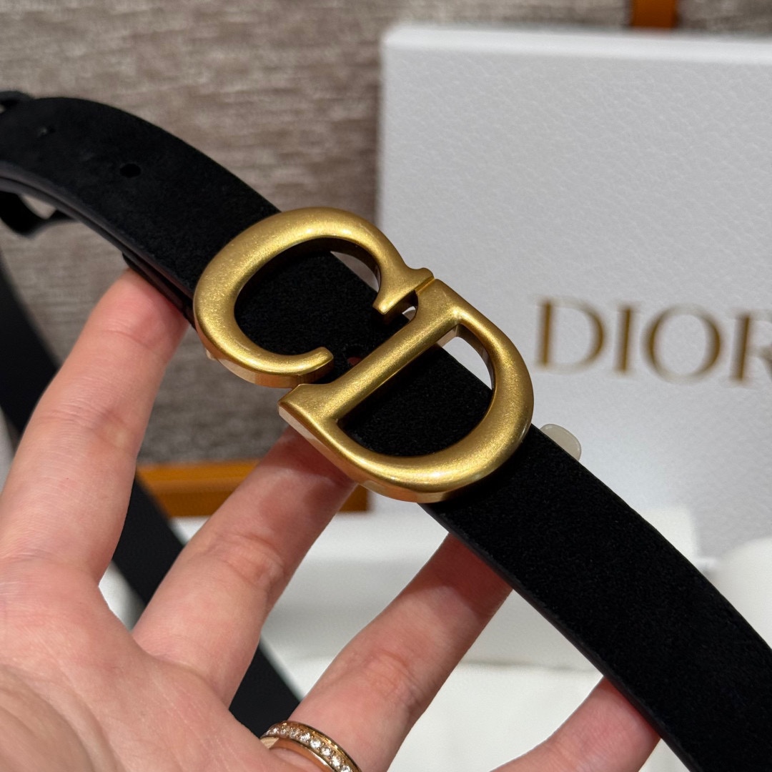 -迪家 新款女士腰带这款腰带采用正面麂皮设计背面采用光滑牛皮革制作，以时尚精致的风格全新演绎，饰以经典的