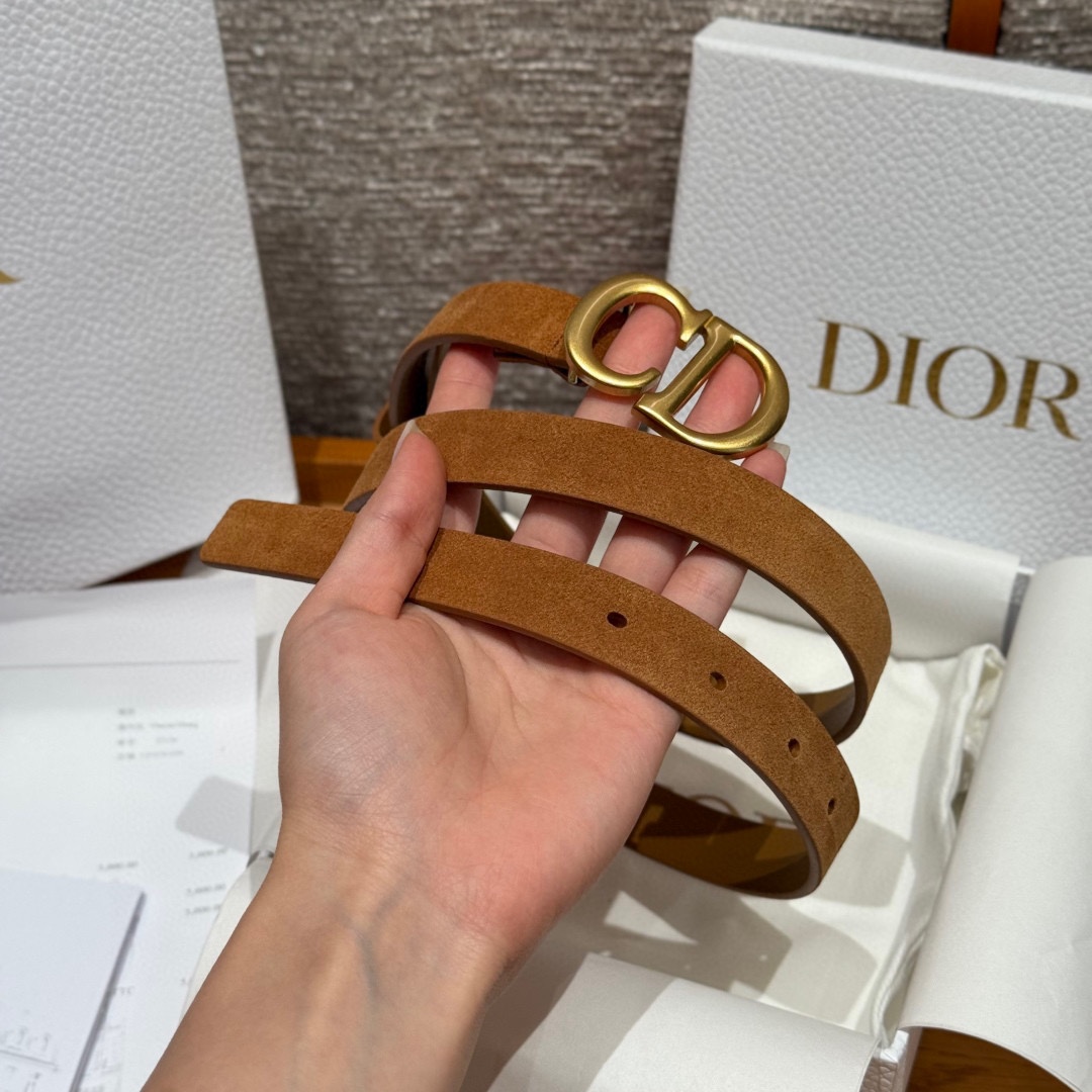 -迪家 新款女士腰带这款腰带采用正面麂皮设计背面采用光滑牛皮革制作，以时尚精致的风格全新演绎，饰以经典的