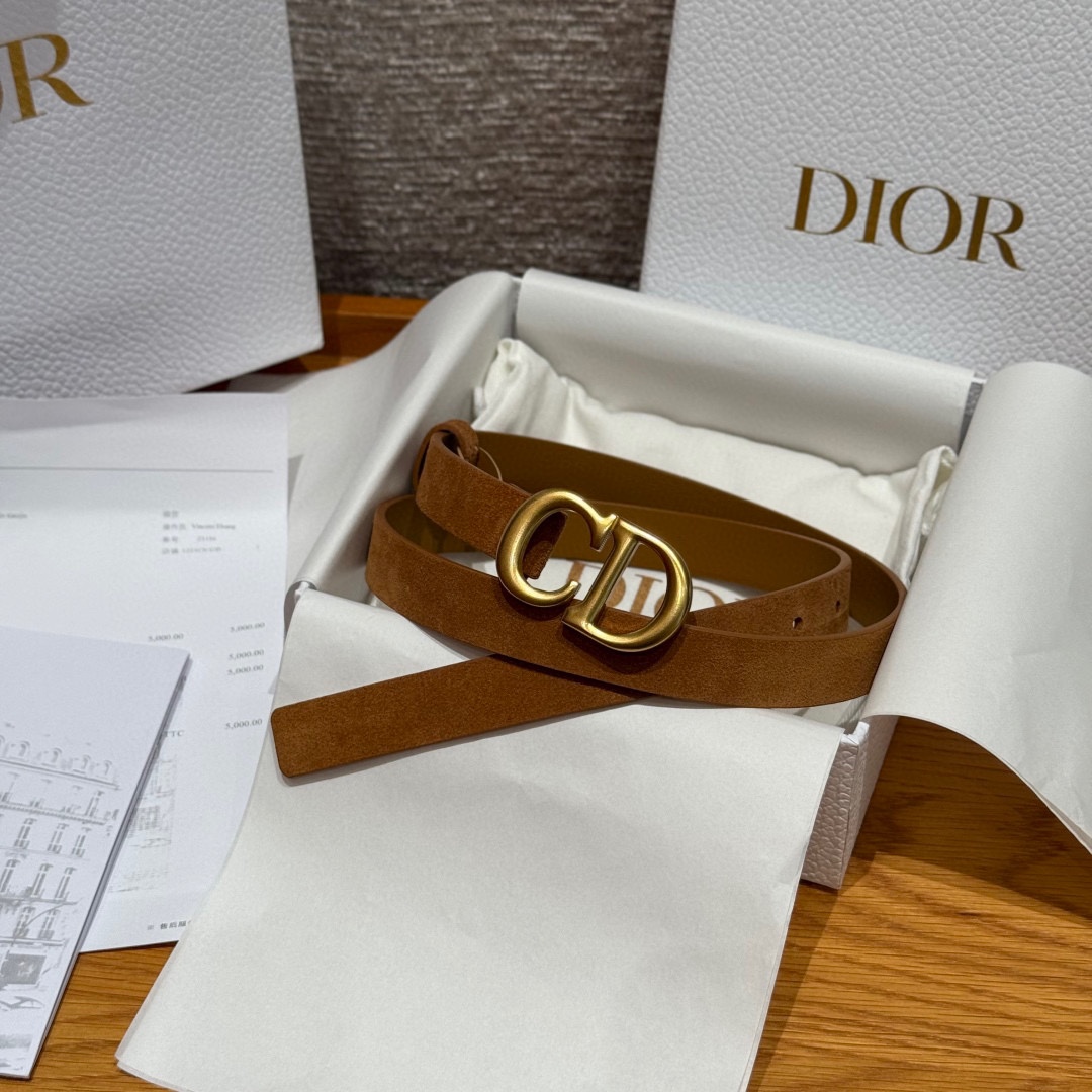 -迪家 新款女士腰带这款腰带采用正面麂皮设计背面采用光滑牛皮革制作，以时尚精致的风格全新演绎，饰以经典的