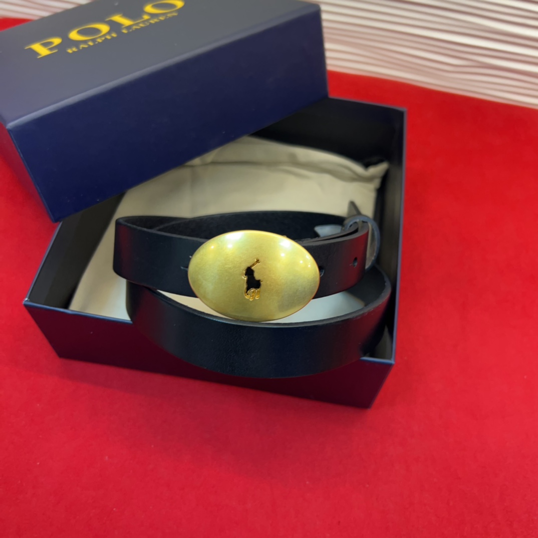 春秋经典腰带款质感十足 独特风格 时髦中带着随性和酷感.达到修身效果2.5cm。75一95单层头层