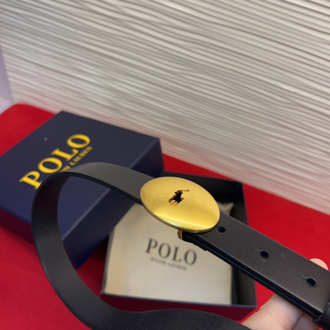 春秋经典腰带款质感十足 独特风格 时髦中带着随性和酷感.达到修身效果2.5cm。75一95单层头层