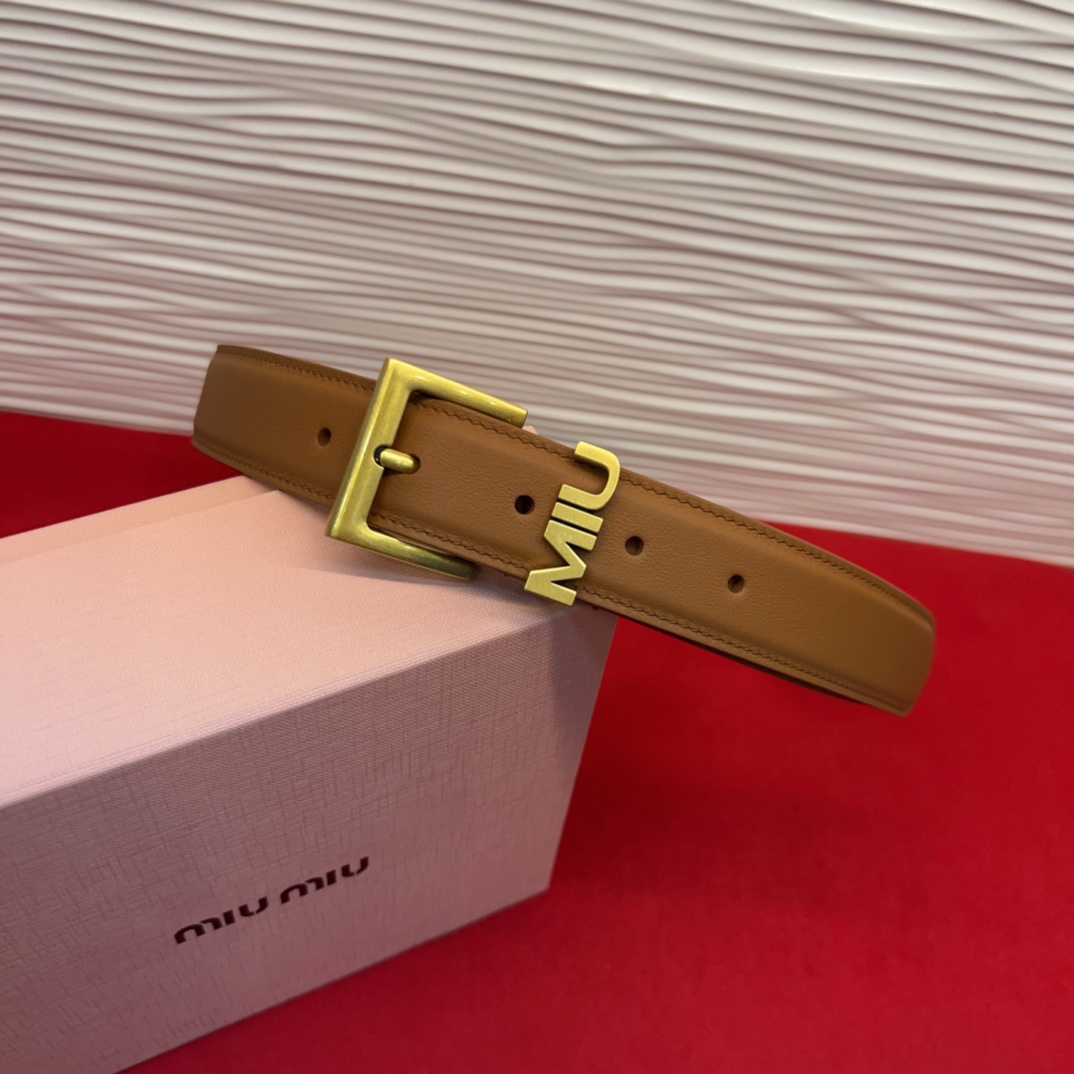 这款皮革腰带是提升别致造型品味的理想之选。醒目的刻字五金徽标搭配方型针扣，手感柔软细腻的小牛皮。非常时尚