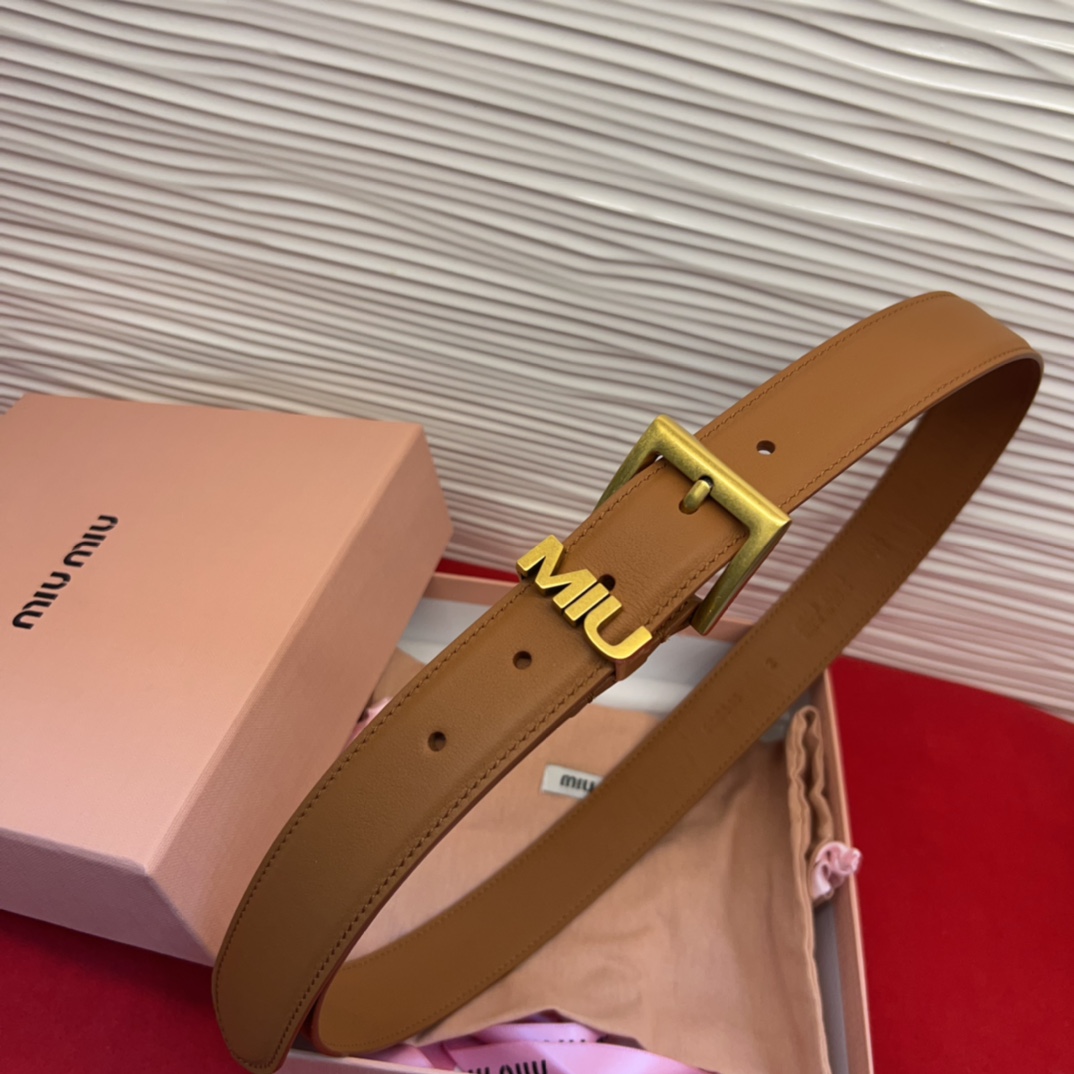 这款皮革腰带是提升别致造型品味的理想之选。醒目的刻字五金徽标搭配方型针扣，手感柔软细腻的小牛皮。非常时尚