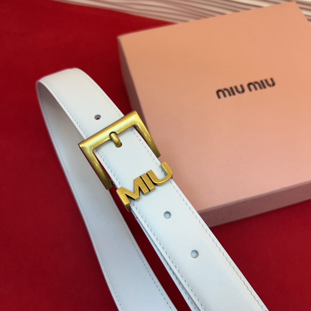 这款皮革腰带是提升别致造型品味的理想之选。醒目的刻字五金徽标搭配方型针扣，手感柔软细腻的小牛皮。非常时尚