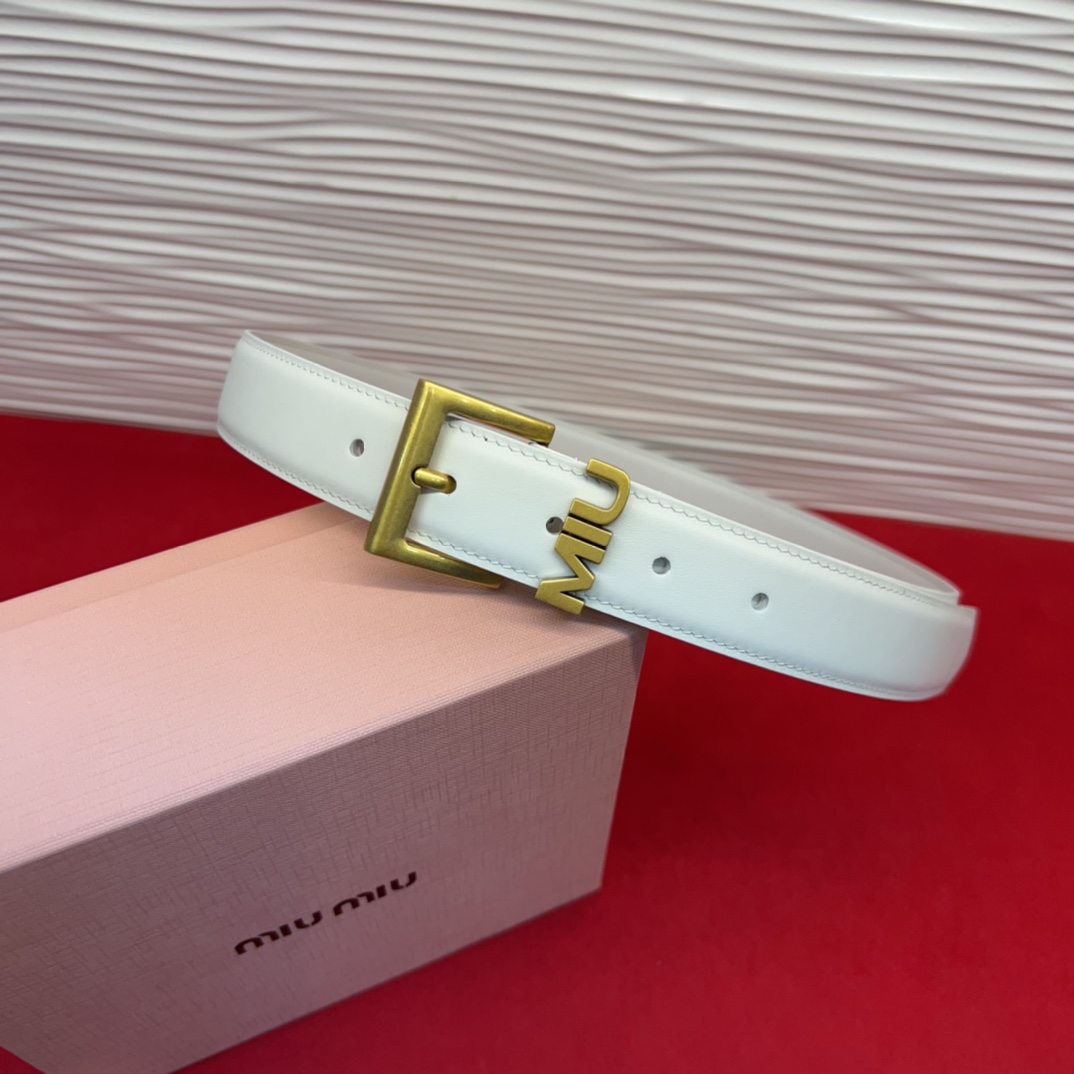 这款皮革腰带是提升别致造型品味的理想之选。醒目的刻字五金徽标搭配方型针扣，手感柔软细腻的小牛皮。非常时尚