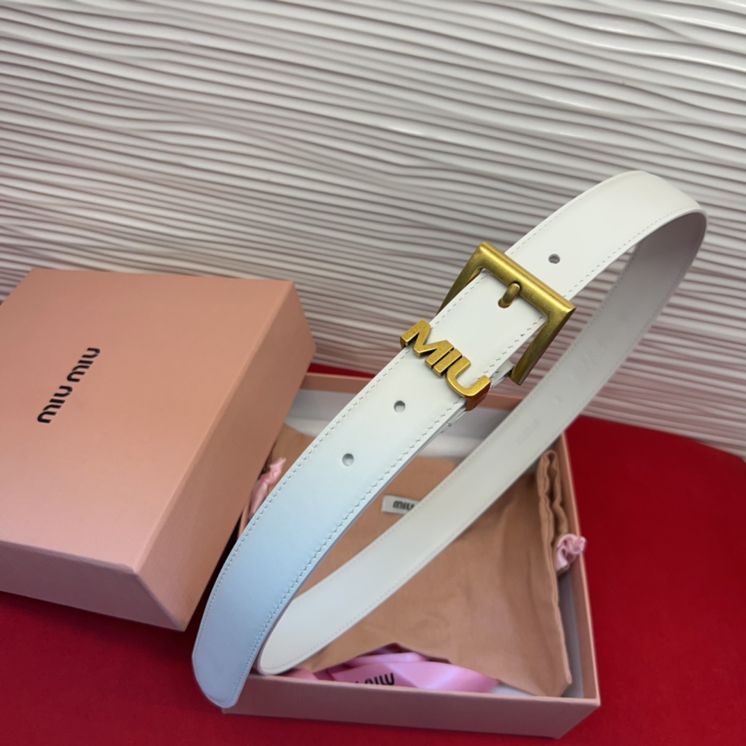 这款皮革腰带是提升别致造型品味的理想之选。醒目的刻字五金徽标搭配方型针扣，手感柔软细腻的小牛皮。非常时尚