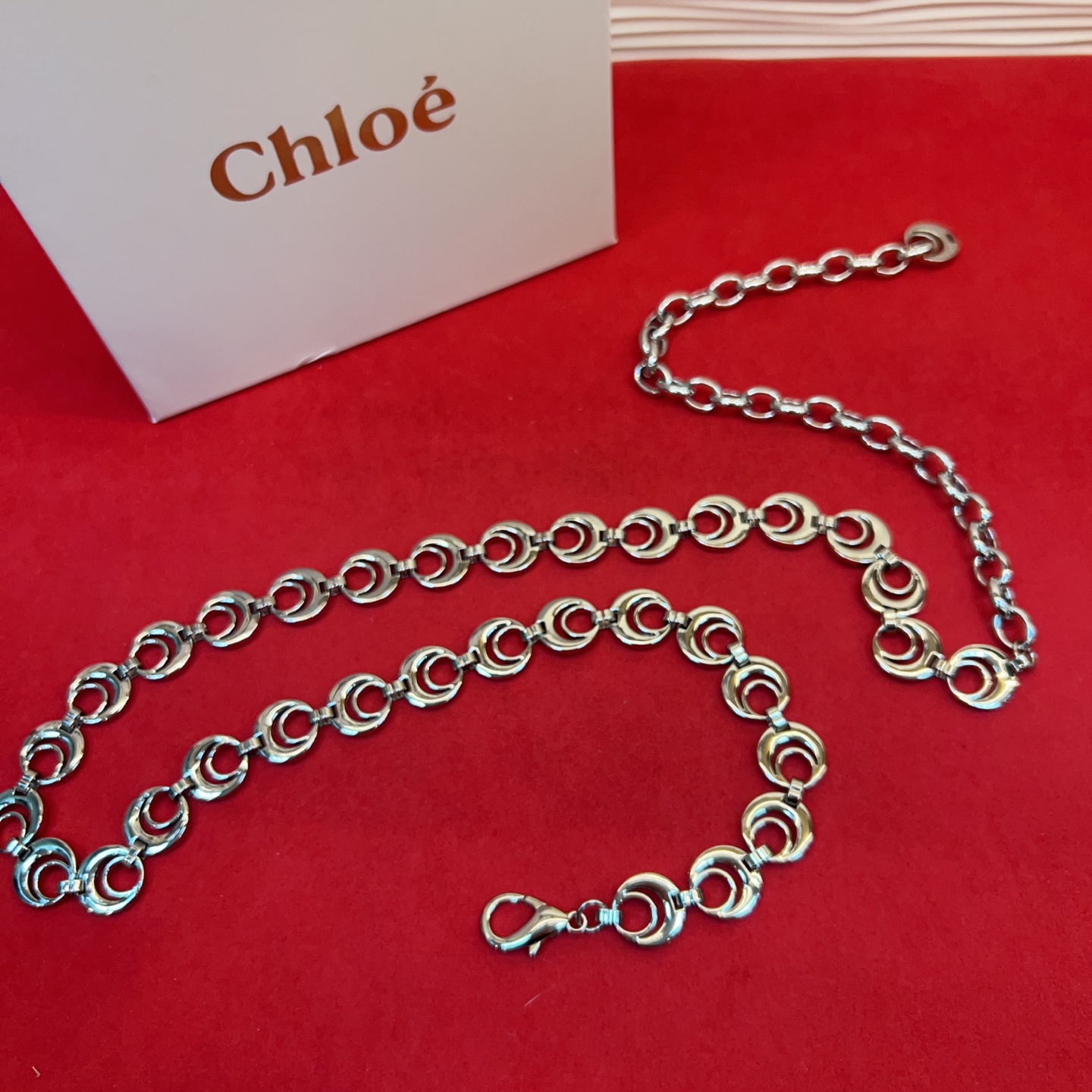 -新款腰链金属链条⛓️腰带-金色调效果-Logo细节开合设计，黄铜材质，搭配超炸感.