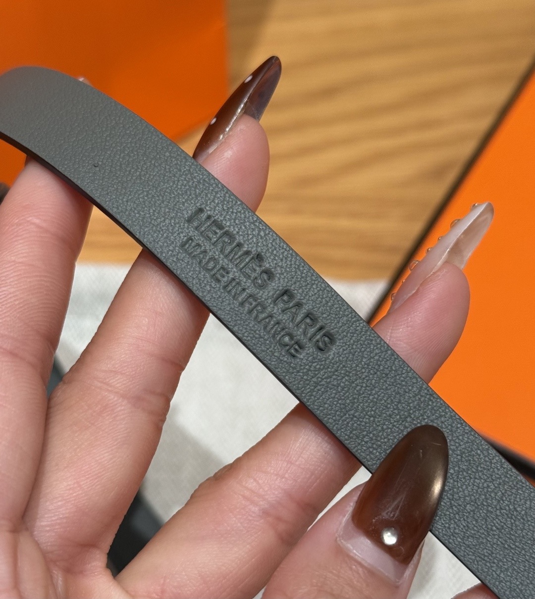 集合图🥳迷你Kelly 双圈手镯Swift 小牛皮双圈手镯，镀金迷你kelly锁扣，法国制作🇫🇷size