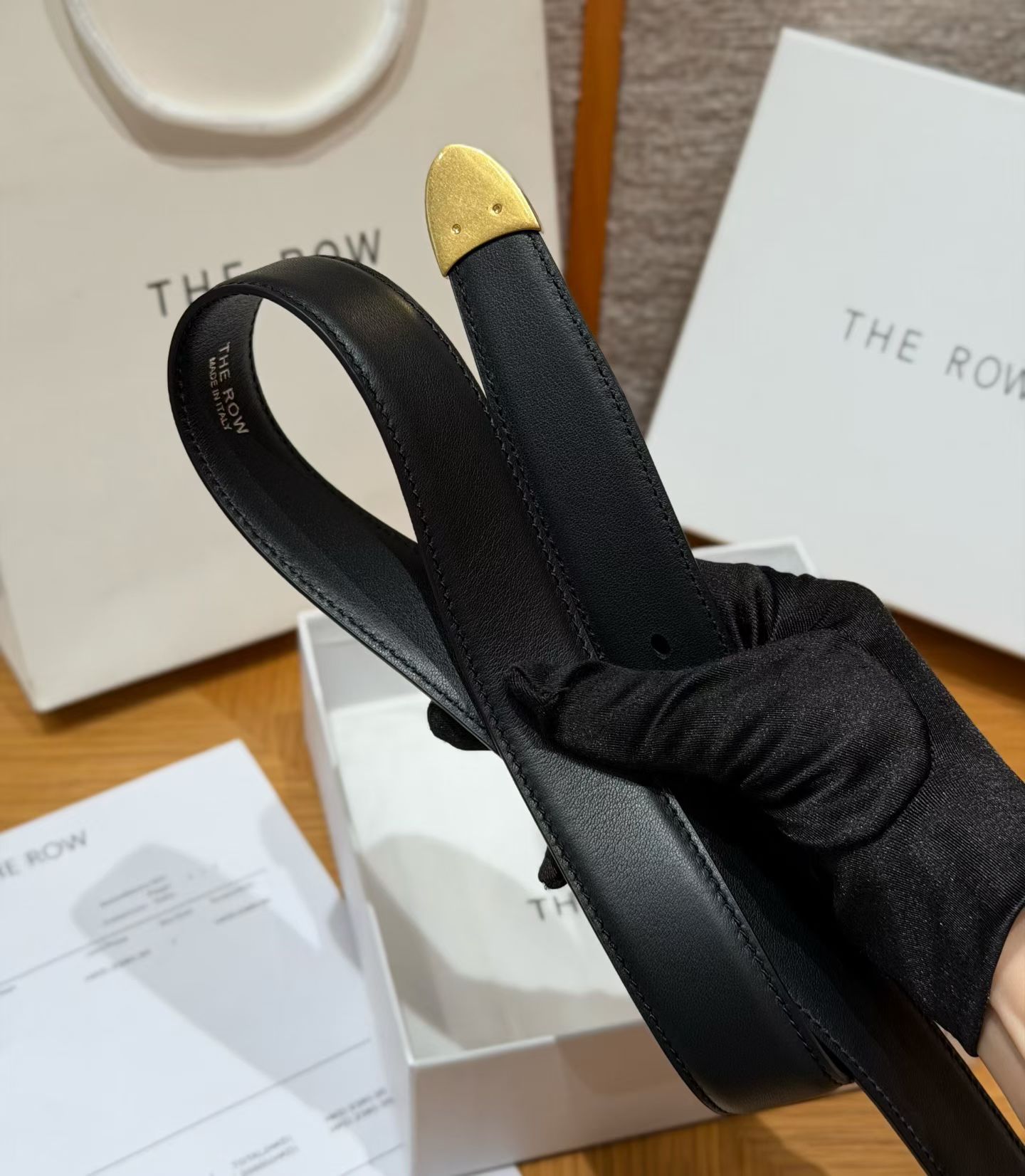 THE ROW Classic Leather Belt 经典皮革腰带