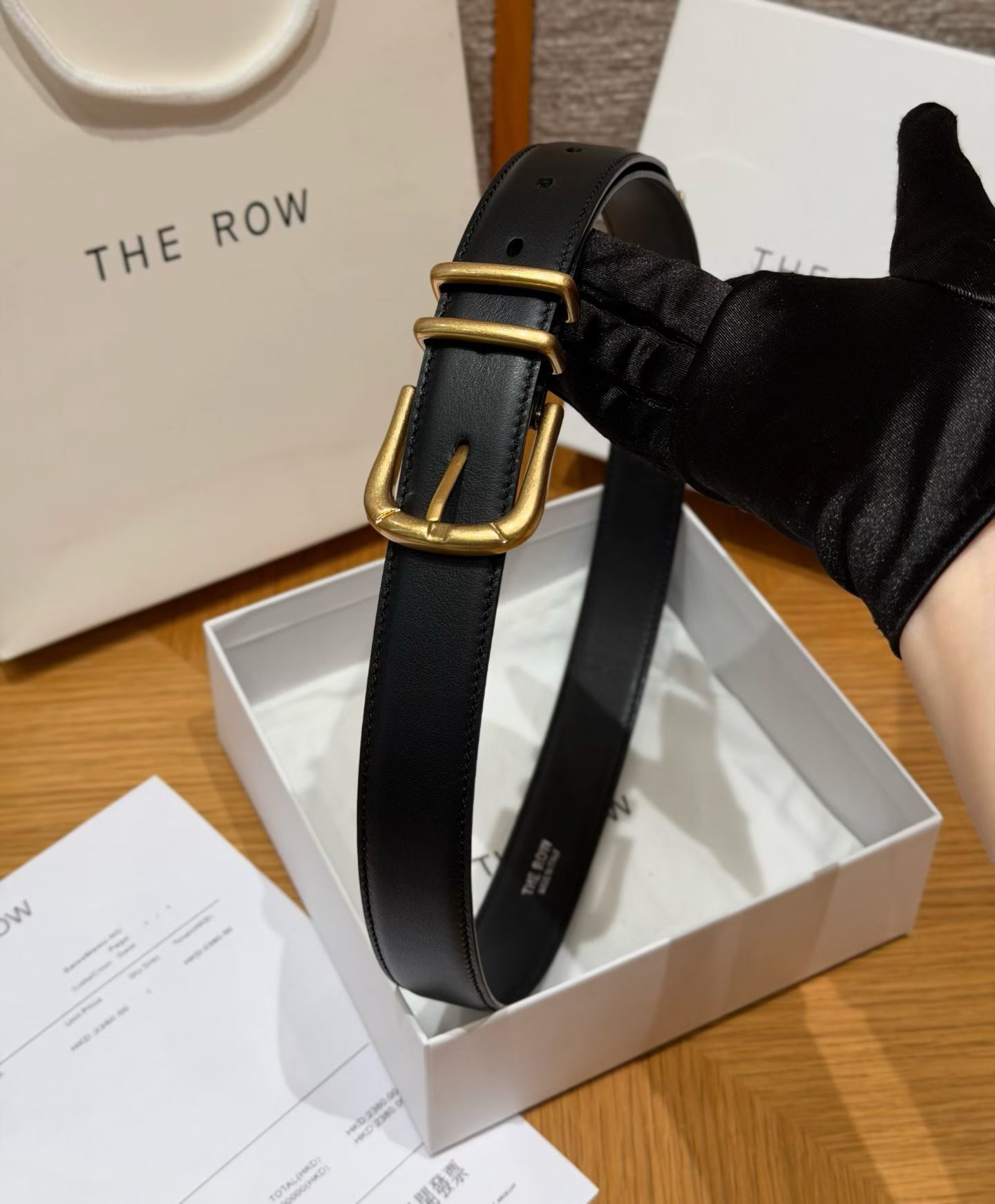THE ROW Classic Leather Belt 经典皮革腰带