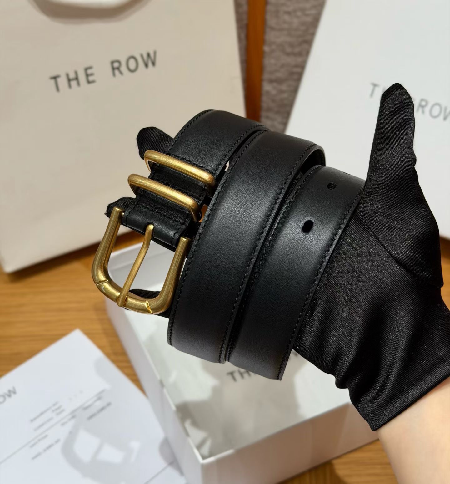 THE ROW Classic Leather Belt 经典皮革腰带