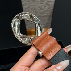 香家✨LEATHER BELT 30mm 皮质腰带小牛皮与金属,多配色可选,镂空圆环金属针扣搭配双C皮袢 香家✨LEATHER BELT 30mm 皮质腰带小牛皮与金属,多配色可选,镂空圆环金属针扣搭配双C皮袢