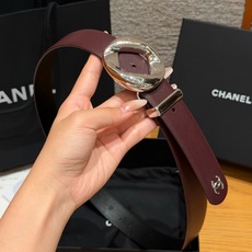 香家✨LEATHER BELT 30mm 皮质腰带小牛皮与金属,多配色可选,镂空圆环金属针扣搭配双C皮袢 香家✨LEATHER BELT 30mm 皮质腰带小牛皮与金属,多配色可选,镂空圆环金属针扣搭配双C皮袢