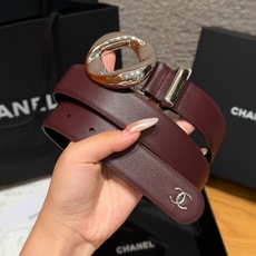香家✨LEATHER BELT 30mm 皮质腰带小牛皮与金属,多配色可选,镂空圆环金属针扣搭配双C皮袢 香家✨LEATHER BELT 30mm 皮质腰带小牛皮与金属,多配色可选,镂空圆环金属针扣搭配双C皮袢