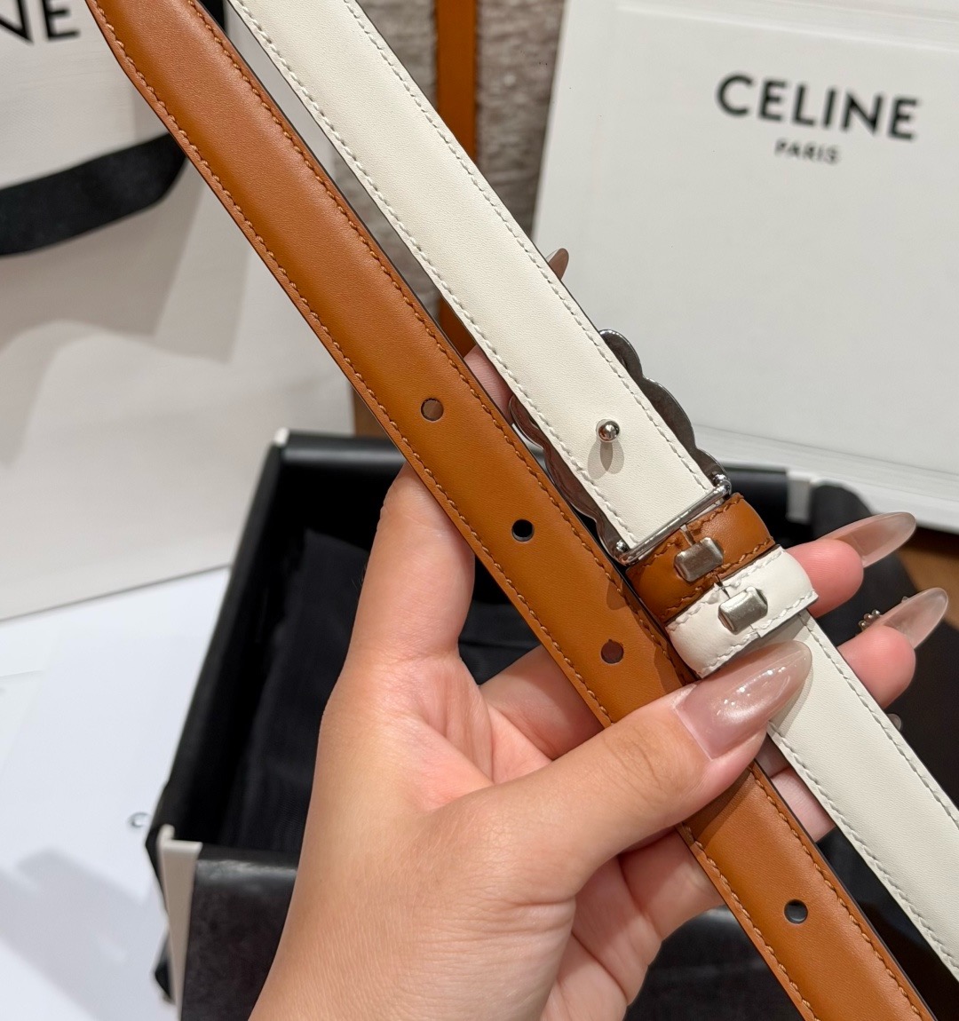 凯旋门✨TRIOMPHE 18MM REVERSIBLE BELT TRIOMPHE搭扣18毫米双面皮带(双面可用) 双