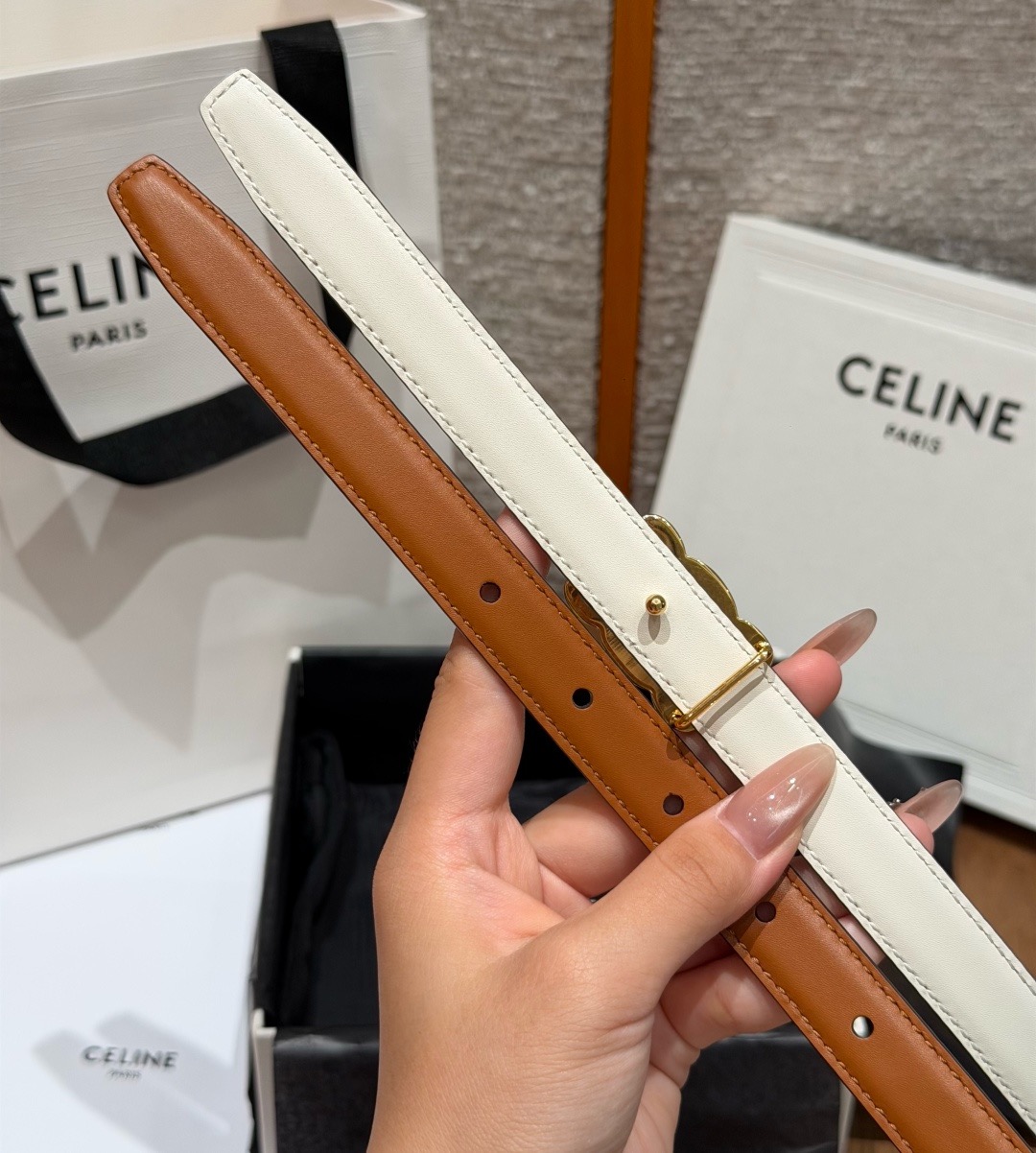 凯旋门✨TRIOMPHE 18MM REVERSIBLE BELT TRIOMPHE搭扣18毫米双面皮带(双面可用) 双