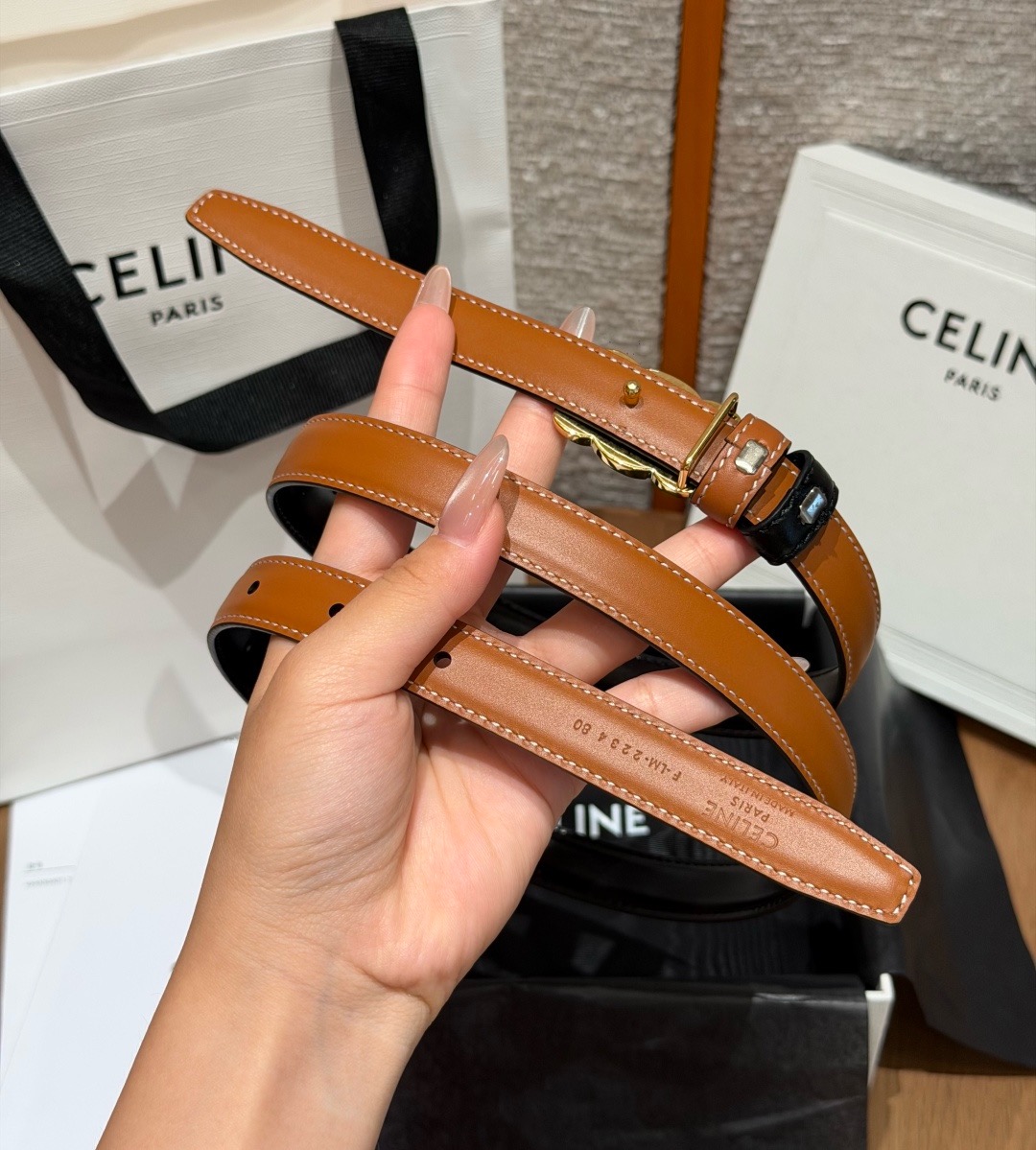 凯旋门✨TRIOMPHE 18MM REVERSIBLE BELT TRIOMPHE搭扣18毫米双面皮带(双面可用) 双 凯旋门✨TRIOMPHE 18MM REVERSIBLE BELT TRIOMPHE搭扣18毫米双面皮带(双面可用) 双