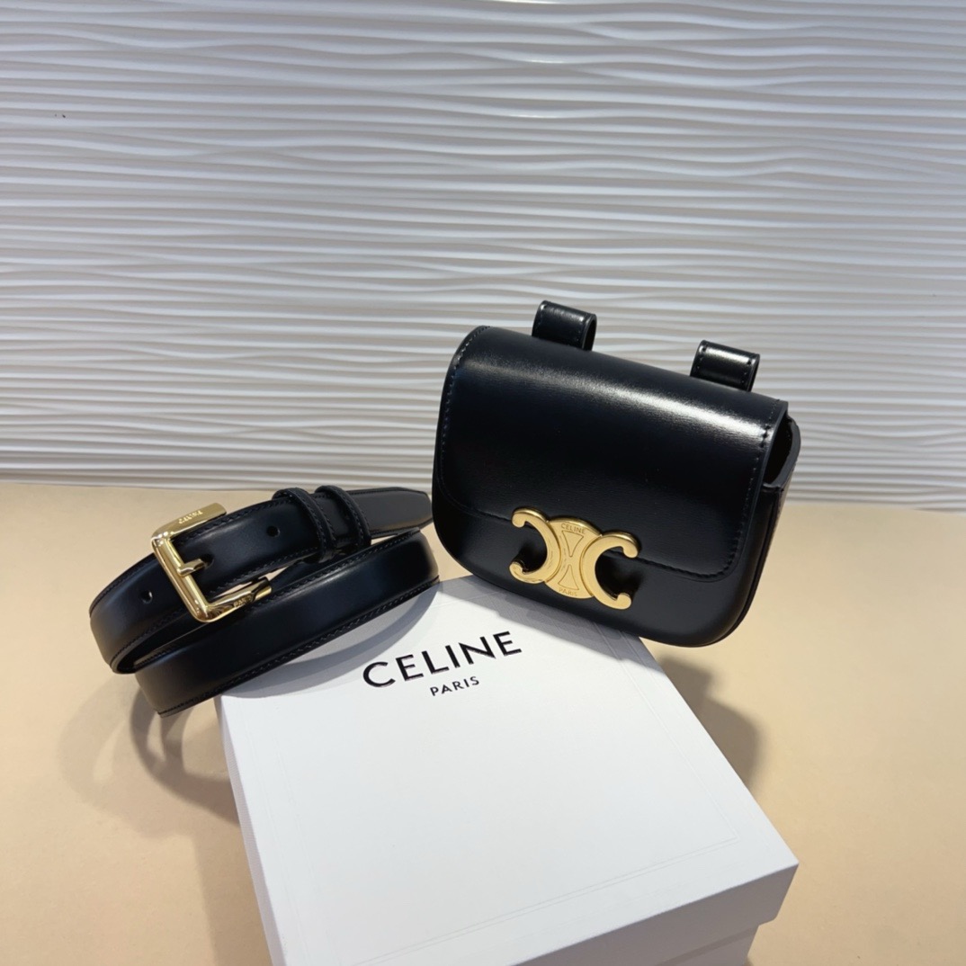 celine迷你腰带包 赛琳凯旋门 mini腰包 正品复刻，原单品质，细节完美😍 日常出行怎么搭都好看 氛围感满满的一款