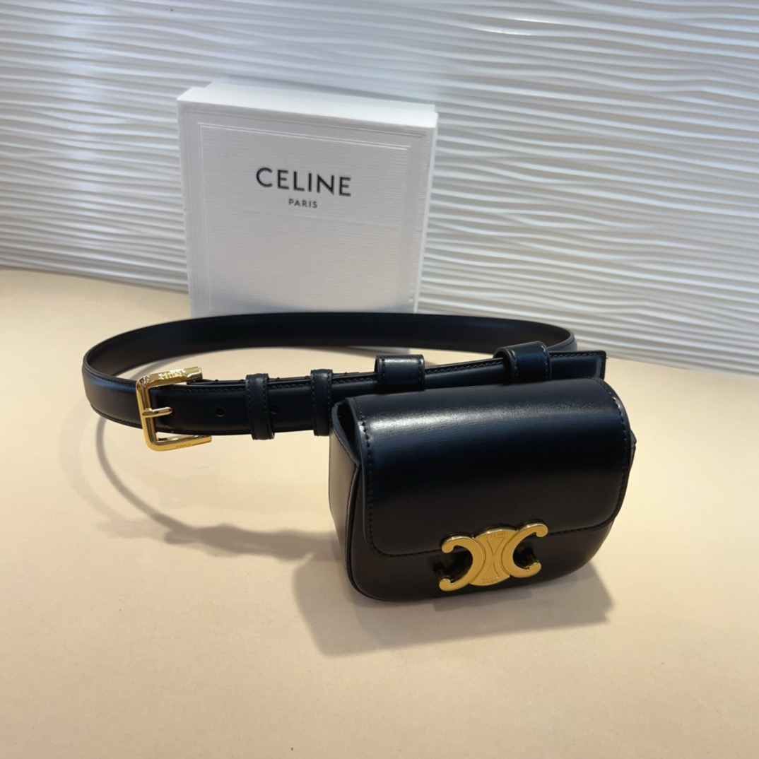 celine迷你腰带包 赛琳凯旋门 mini腰包 正品复刻，原单品质，细节完美😍 日常出行怎么搭都好看 氛围感满满的一款