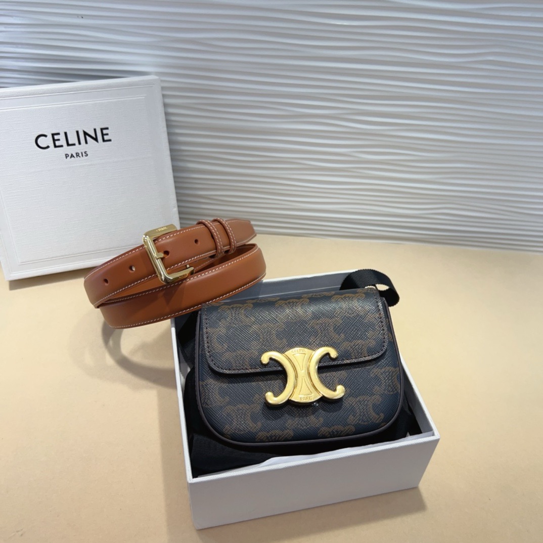 celine迷你腰带包 赛琳凯旋门 mini腰包 正品复刻，原单品质，细节完美😍 日常出行怎么搭都好看 氛围感满满的一款